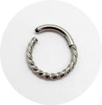 Segmento articulado retorcido - Natural, PVD Gold ou PVD Rose Gold