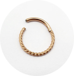 Segmento articulado retorcido - Natural, PVD Gold ou PVD Rose Gold - Imagem 2