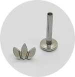 Labret Mini Navete (Natural, PVD Gold e Rose Gold)