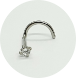 Nostril Zircônia Prongset