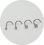 Nostril Zircônia Prongset - Imagem 2