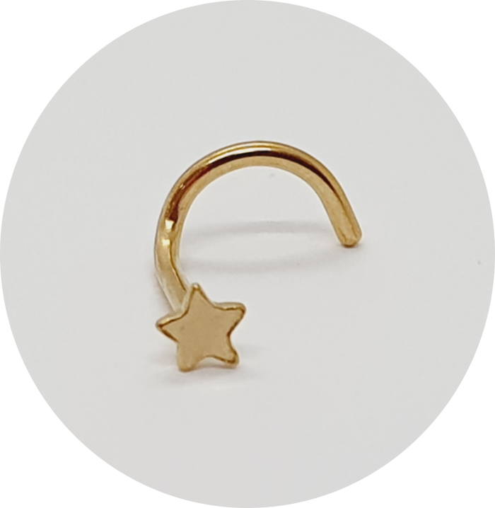 Nostril Estrela PVD Gold - Imagem 1