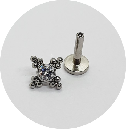 Labret Zircônia 12B