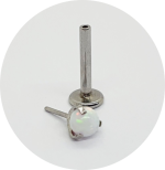 Labret Push Pin Opala Prongset - Várias Cores