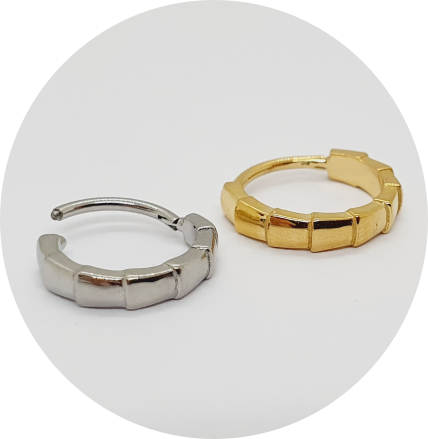 Segmento Articulado Layers - Natural e PVD Gold