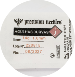 Agulha Precision Curva - 14G e 16G - unidade - Imagem 3