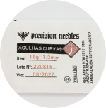 Agulha Precision Curva - 14G e 16G - unidade - Imagem 2