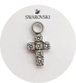Pingente Mini Cruz Zircônias Swarovski - Assinadas a laser