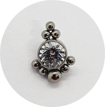Labret Cristal 8B