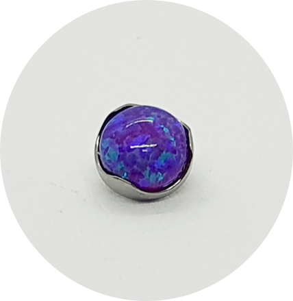 Labret Opala Lilás Escuro Prongset V2