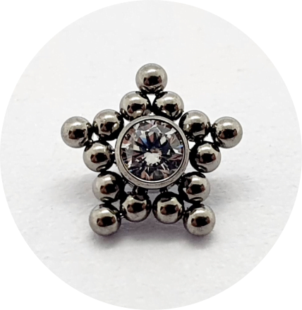 Labret Zircônia 15B