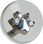 Labret Mini Patinha Zircônia Swaroski assinada - Imagem 2