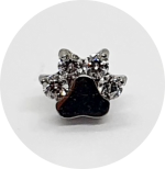 Labret Mini Patinha Zircônia Swaroski assinada
