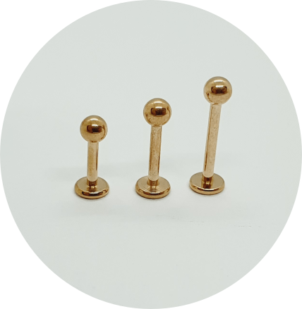 Labret Básico PVD Rose Gold