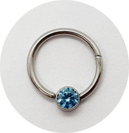 Segmento Articulado Cristal Azul Claro
