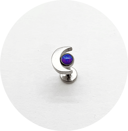 Labret Lua Opala Lilás