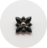Labret Flor Zircônia 8P - Várias Cores - Imagem 3
