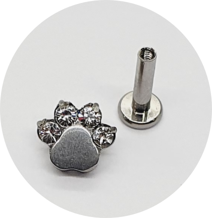 Labret Patinha Zircônias