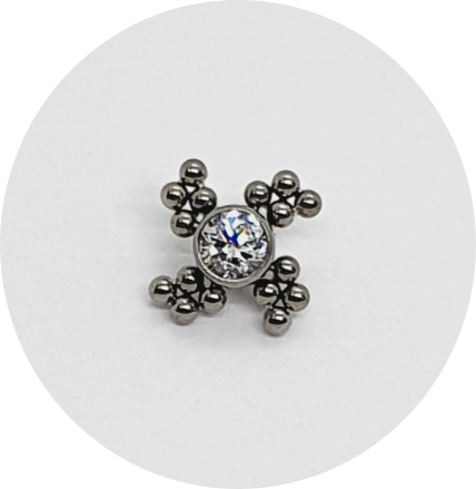 Labret Zircônia 16B (Várias cores)