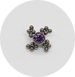 Labret Zircônia 16B (Várias cores) - Imagem 3