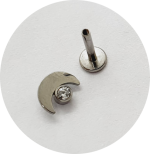 Labret Lua Zircônia - Imagem 2