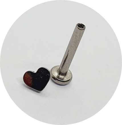 Labret Mini Coração