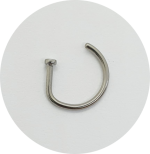 D-Ring Aberta (Natural e PVD Black)