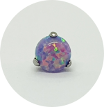 Labret Opala 3 Garras Prongset - Várias Cores - Imagem 3