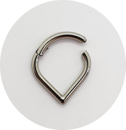 Segmento Articulado Gota - Natural e PVD Gold
