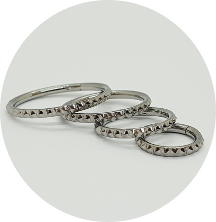 Segmento Articulado Microspike Lateral - Natural e PVD Gold