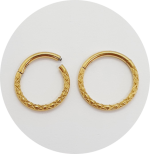 Segmento Articulado Talhado frontal - Natural e PVD Gold - Imagem 2