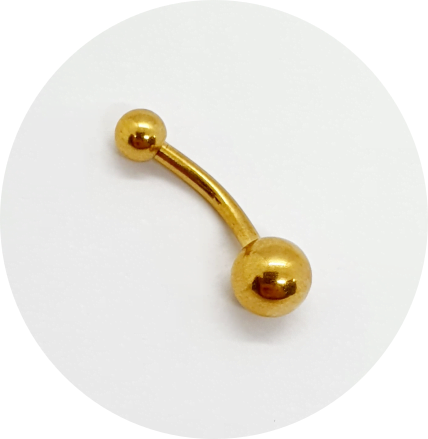 Banana Bell Básico PVD Gold