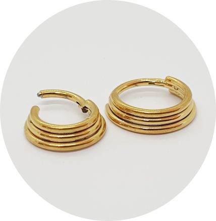 Segmento Articulado Triplo PVD Gold