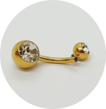 Banana Bell Cristal PVD Gold - Normal e Mini