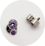 Labret Mini Zircônia 2P - Várias Cores - Imagem 6