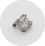 Labret Mini Zircônia Square - Imagem 2
