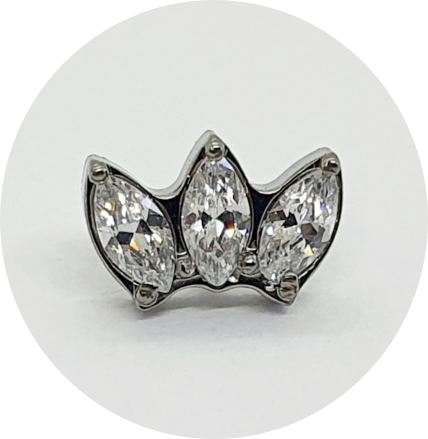 Labret Navet Zircônia II