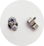Labret Mini Zircônia 2P - Várias Cores - Imagem 3