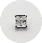 Labret Zircônia Square Prongset - Imagem 2