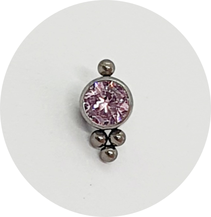 Labret Zircônia 4B - Várias Cores