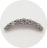Labret Cluster Zircônias 9P - Várias Cores