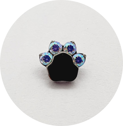 Labret Patinha Zircônia Furta-cor