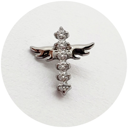 LABRET MINI CRUZ CRAVEJADA