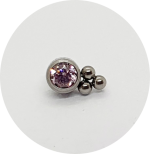 Labret Micro Zircônia 3B - Várias Cores