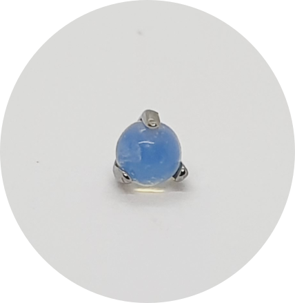 Labret Opalita Prongset