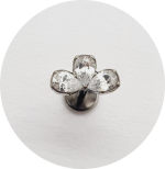 Labret Mini Pétalas Zircônia 3P - Várias Cores