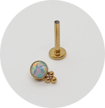 Labret Opala 3B PVD Gold - Várias Cores - Imagem 3