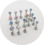 Labret Opala Flat - Várias Cores - Imagem 2