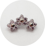 Labret Cluster Flor Zircônia Rosa ou Furta-cor - Imagem 2