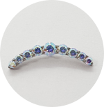 Labret Cluster Mini Zircônias - Várias Cores